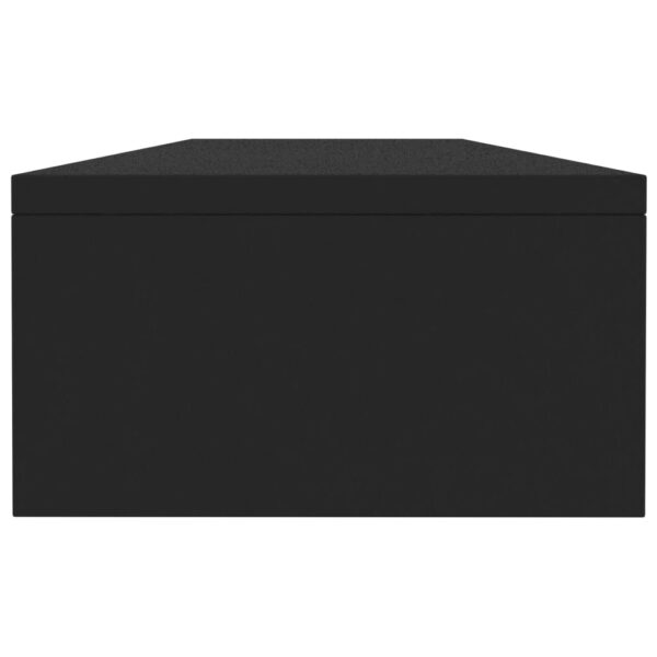 vidaXL Soporte de mesa para pantalla de aglomerado negro 100x24x13 cm