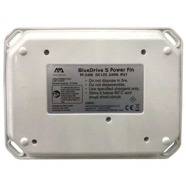 Aqua Marina Caja para batería de ion-litio para aleta eléctrica 240 W